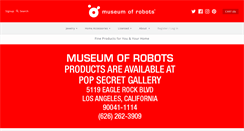 Desktop Screenshot of museumofrobots.com
